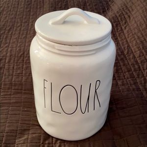 Rae Dunn flour canister